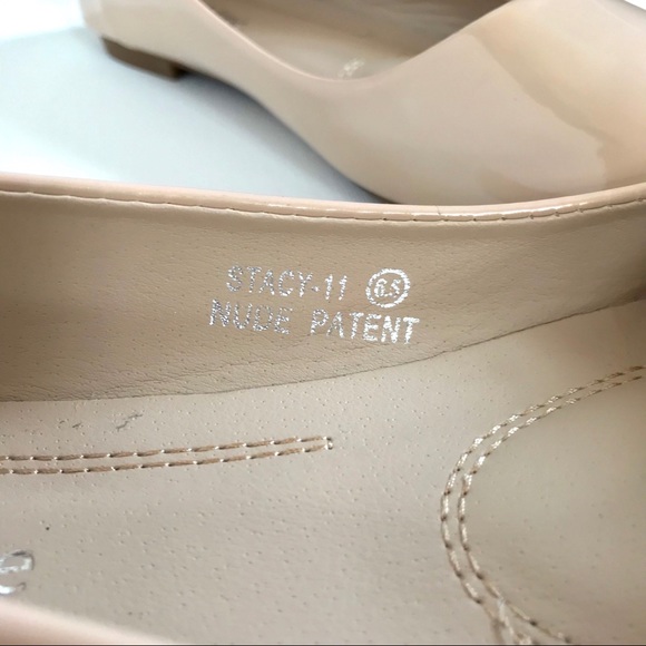 Women’s nude/ blush pink ballet flats - Picture 7 of 8